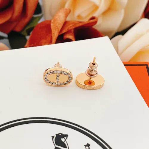 Replica Hermes Earrings For Women #1469632 $27.00 USD for Wholesale