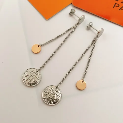 Replica Hermes Earrings For Women #1469639 $34.00 USD for Wholesale