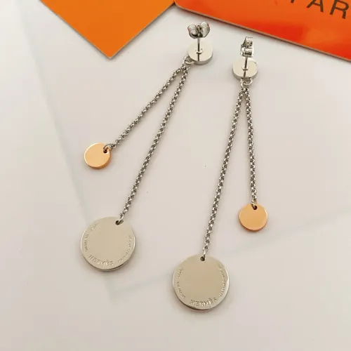 Replica Hermes Earrings For Women #1469639 $34.00 USD for Wholesale