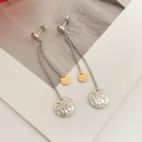 Replica Hermes Earrings For Women #1469639 $34.00 USD for Wholesale