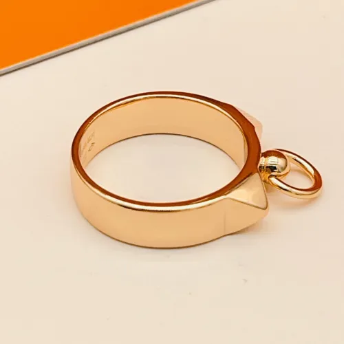 Replica Hermes Rings In Rose Gold #1469691 $27.00 USD for Wholesale