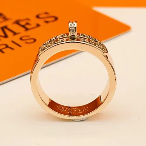 Replica Hermes Rings In Rose Gold #1469696 $27.00 USD for Wholesale
