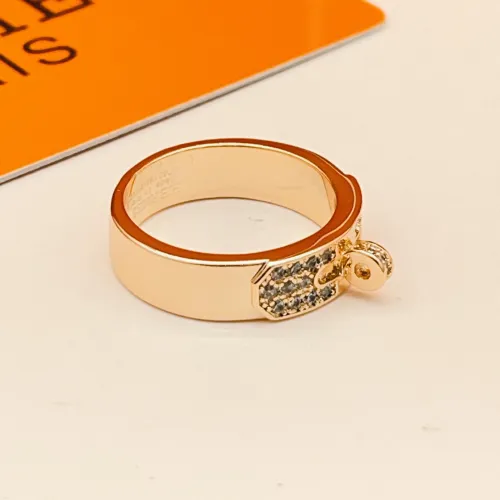 Replica Hermes Rings In Rose Gold #1469696 $27.00 USD for Wholesale