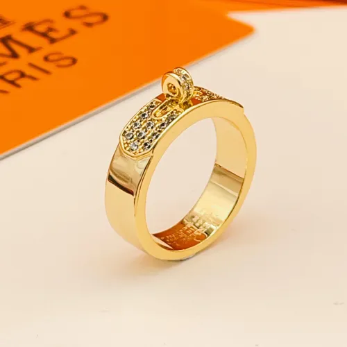 Replica Hermes Rings In Gold #1469697 $27.00 USD for Wholesale