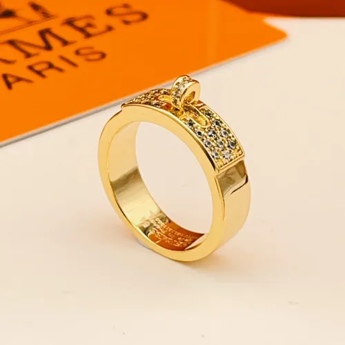 Replica Hermes Rings In Gold #1469697 $27.00 USD for Wholesale