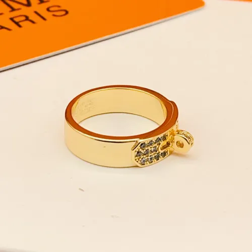 Replica Hermes Rings In Gold #1469697 $27.00 USD for Wholesale
