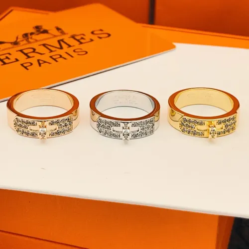 Replica Hermes Rings In Gold #1469697 $27.00 USD for Wholesale