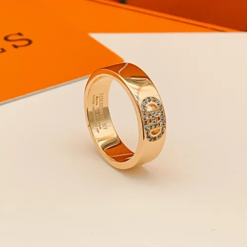 Replica Hermes Rings In Rose Gold #1469700 $27.00 USD for Wholesale