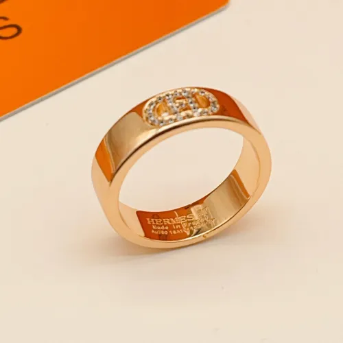 Replica Hermes Rings In Rose Gold #1469700 $27.00 USD for Wholesale