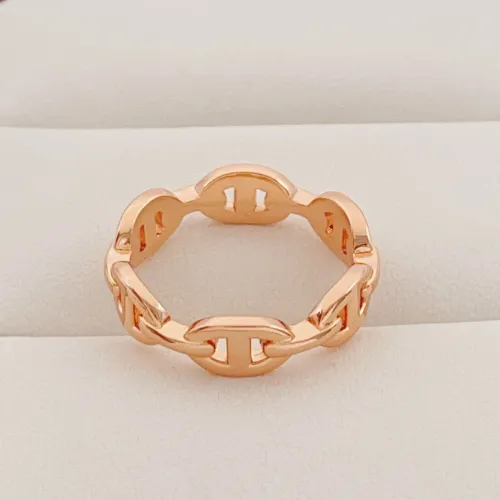 Wholesale Hermes Rings In Rose Gold #1469706 $27.00 USD, Wholesale Quality Replica Hermes Rings