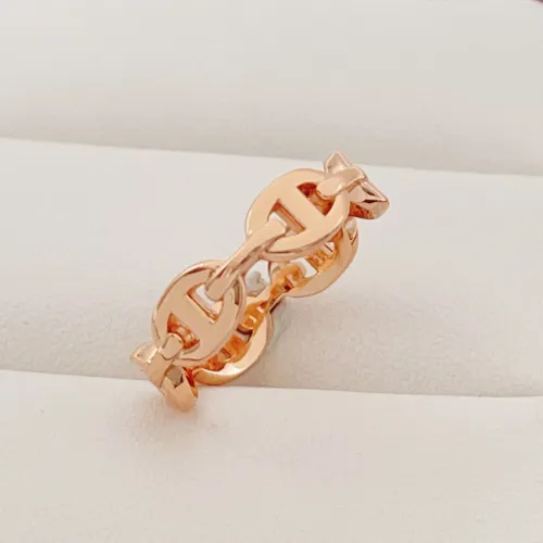 Replica Hermes Rings In Rose Gold #1469706 $27.00 USD for Wholesale