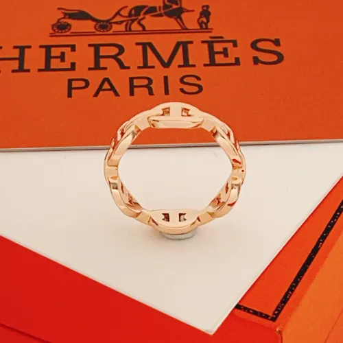 Replica Hermes Rings In Rose Gold #1469706 $27.00 USD for Wholesale