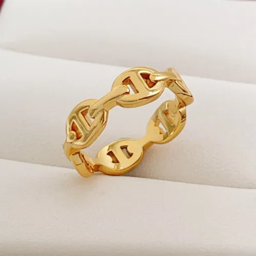 Replica Hermes Rings In Gold #1469707 $27.00 USD for Wholesale