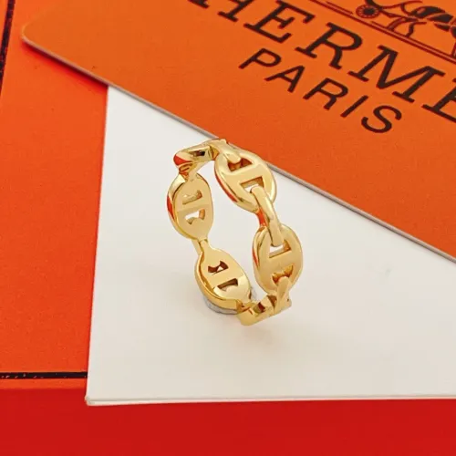 Replica Hermes Rings In Gold #1469707 $27.00 USD for Wholesale
