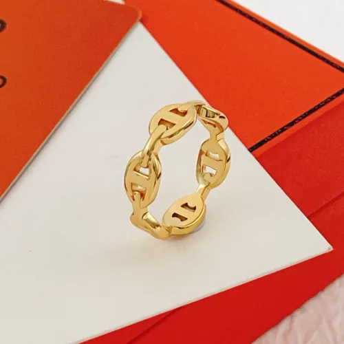 Replica Hermes Rings In Gold #1469707 $27.00 USD for Wholesale