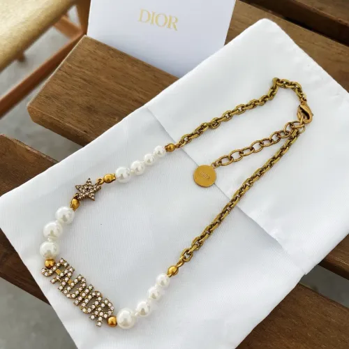 Wholesale Christian Dior Necklaces For Women #1469823 $29.00 USD, Wholesale Quality Replica Christian Dior Necklaces