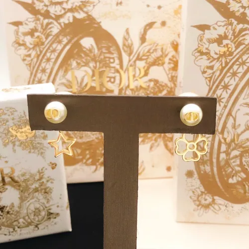 Replica Christian Dior Earrings For Women #1469842 $27.00 USD for Wholesale