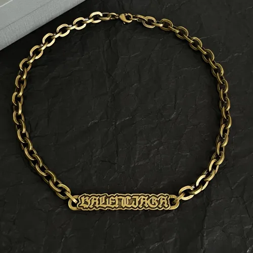 Wholesale Balenciaga Necklaces #1469866 $56.00 USD, Wholesale Quality Replica Balenciaga Necklaces