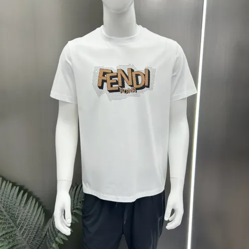 Replica Fendi T-Shirts Short Sleeved For Men #1469930 $68.00 USD for Wholesale