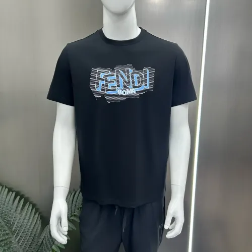 Replica Fendi T-Shirts Short Sleeved For Men #1469931 $68.00 USD for Wholesale