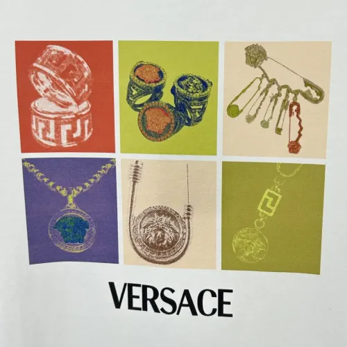 Replica Versace T-Shirts Short Sleeved For Men #1469939 $68.00 USD for Wholesale