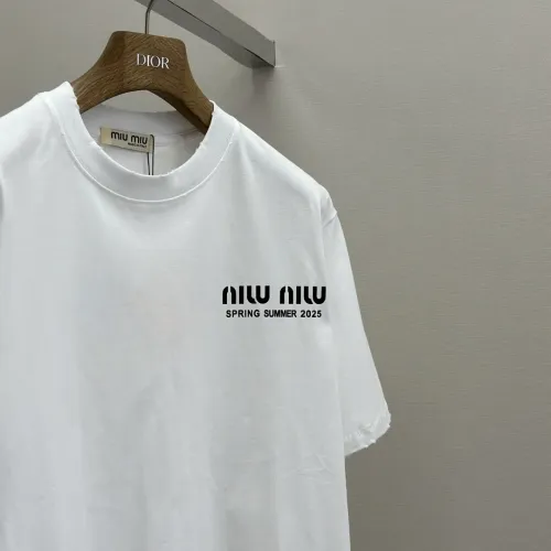 Replica MIU MIU T-Shirts Short Sleeved For Men #1469981 $42.00 USD for Wholesale