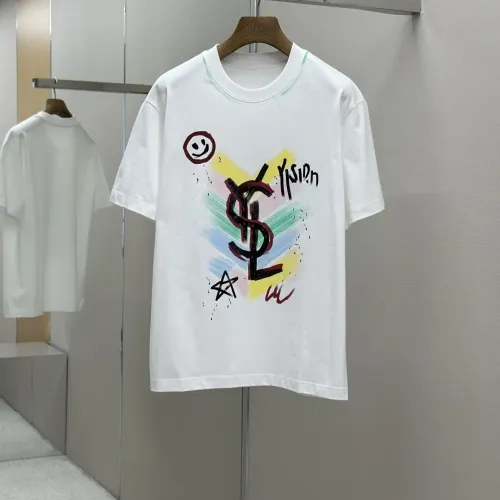Wholesale Yves Saint Laurent YSL T-shirts Short Sleeved For Men #1469985 $42.00 USD, Wholesale Quality Replica Yves Saint Laurent YSL T-shirts