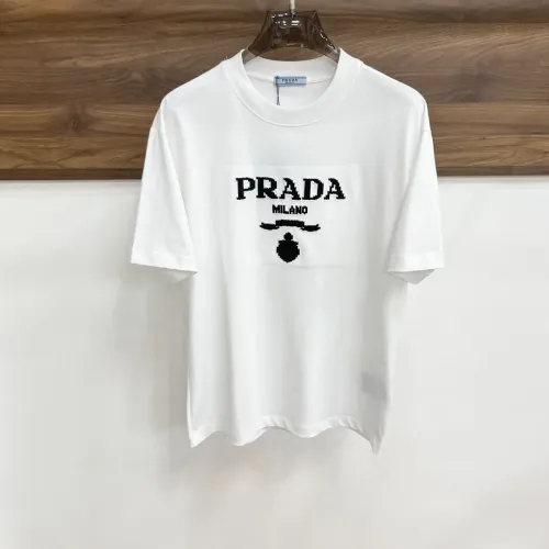 Wholesale Prada T-Shirts Short Sleeved For Men #1469993 $42.00 USD, Wholesale Quality Replica Prada T-Shirts
