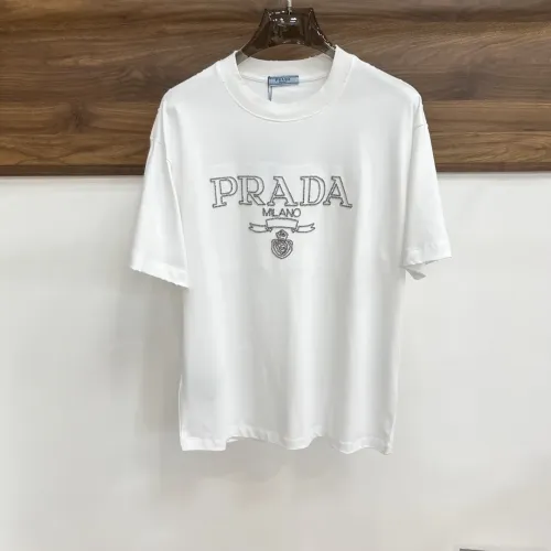 Wholesale Prada T-Shirts Short Sleeved For Men #1470026 $60.00 USD, Wholesale Quality Replica Prada T-Shirts