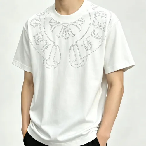 Replica Chrome Hearts T-Shirts Short Sleeved For Men #1470052 $60.00 USD for Wholesale