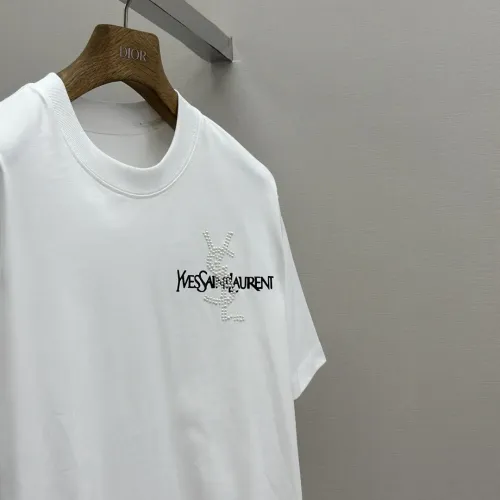 Replica Yves Saint Laurent YSL T-shirts Short Sleeved For Men #1470068 $60.00 USD for Wholesale