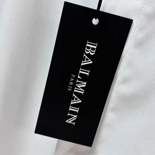 Replica Balmain Shirts Long Sleeved For Men #1470071 $82.00 USD for Wholesale
