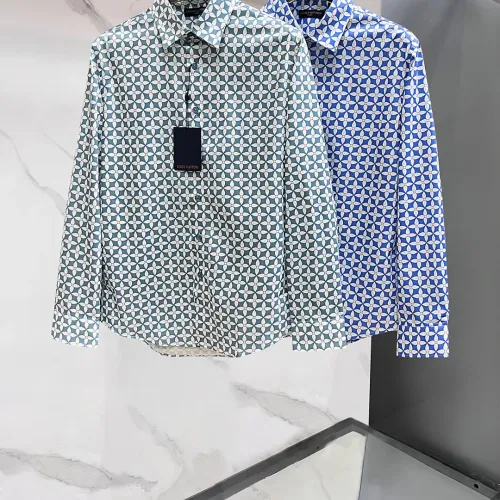 Replica Louis Vuitton LV Shirts Long Sleeved For Men #1470073 $85.00 USD for Wholesale