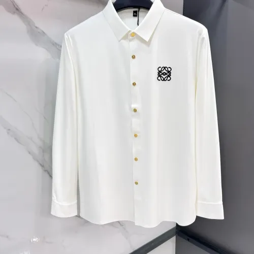Replica LOEWE Shirts Long Sleeved For Men #1470074 $68.00 USD for Wholesale