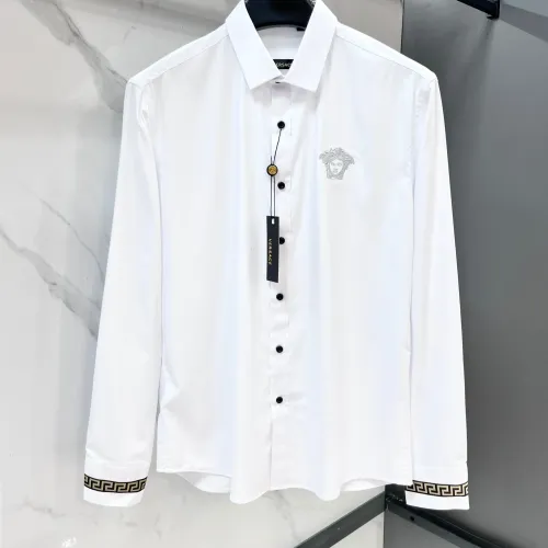 Wholesale Versace Shirts Long Sleeved For Men #1470078 $82.00 USD, Wholesale Quality Replica Versace Shirts