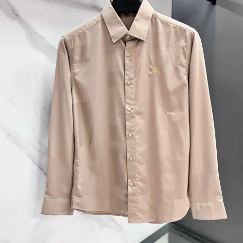 Wholesale Burberry Shirts Long Sleeved For Men #1470082 $85.00 USD, Wholesale Quality Replica Burberry Shirts