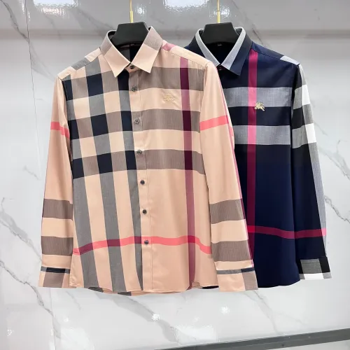 Replica Burberry Shirts Long Sleeved For Men #1470085 $85.00 USD for Wholesale