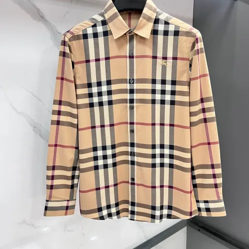 Wholesale Burberry Shirts Long Sleeved For Men #1470086 $85.00 USD, Wholesale Quality Replica Burberry Shirts