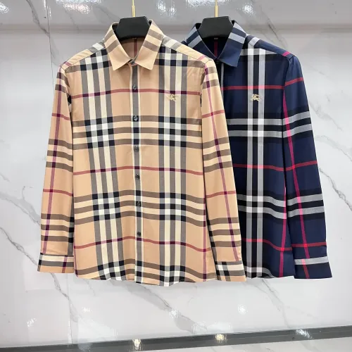Replica Burberry Shirts Long Sleeved For Men #1470086 $85.00 USD for Wholesale