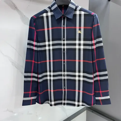 Wholesale Burberry Shirts Long Sleeved For Men #1470087 $85.00 USD, Wholesale Quality Replica Burberry Shirts
