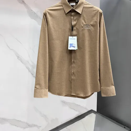 Wholesale Burberry Shirts Long Sleeved For Men #1470089 $85.00 USD, Wholesale Quality Replica Burberry Shirts