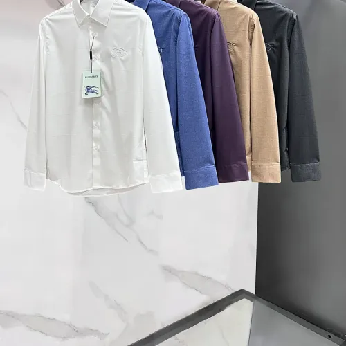 Replica Burberry Shirts Long Sleeved For Men #1470090 $85.00 USD for Wholesale