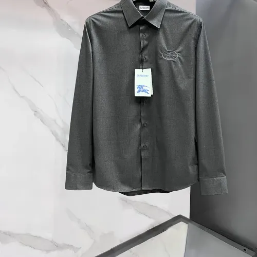 Wholesale Burberry Shirts Long Sleeved For Men #1470092 $85.00 USD, Wholesale Quality Replica Burberry Shirts