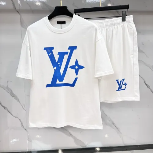 Wholesale Louis Vuitton LV Tracksuits Short Sleeved For Men #1470095 $108.00 USD, Wholesale Quality Replica Louis Vuitton LV Tracksuits