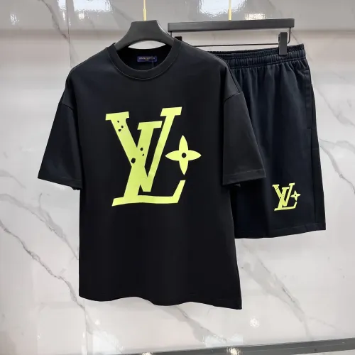 Wholesale Louis Vuitton LV Tracksuits Short Sleeved For Men #1470096 $108.00 USD, Wholesale Quality Replica Louis Vuitton LV Tracksuits
