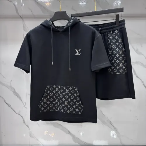 Wholesale Louis Vuitton LV Tracksuits Short Sleeved For Men #1470097 $112.00 USD, Wholesale Quality Replica Louis Vuitton LV Tracksuits