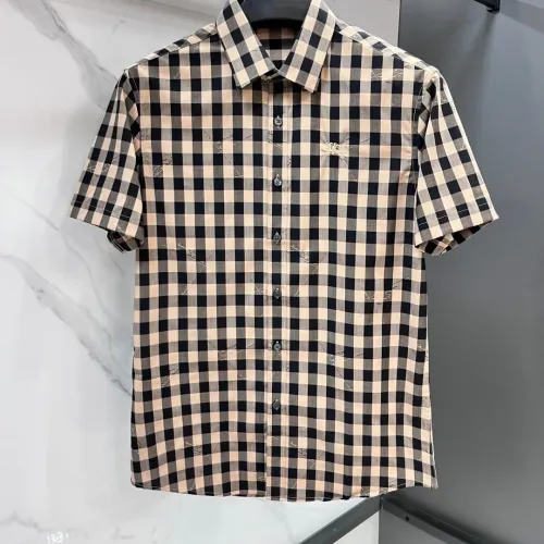 Wholesale Burberry Shirts Short Sleeved For Men #1470108 $82.00 USD, Wholesale Quality Replica Burberry Shirts