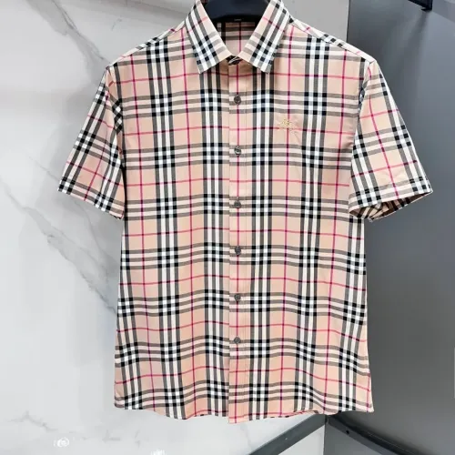 Wholesale Burberry Shirts Short Sleeved For Men #1470110 $82.00 USD, Wholesale Quality Replica Burberry Shirts