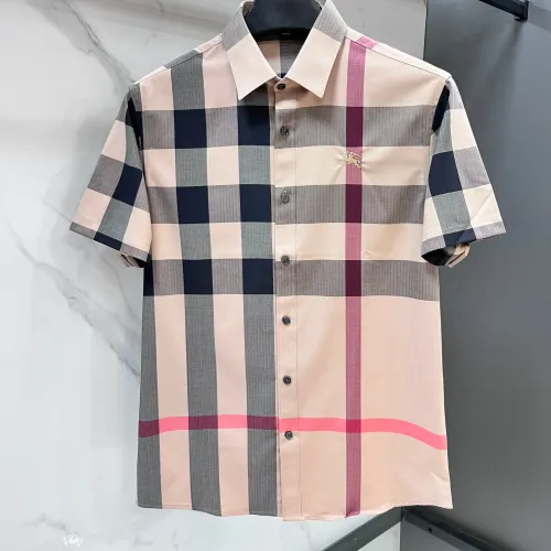 Wholesale Burberry Shirts Short Sleeved For Men #1470114 $82.00 USD, Wholesale Quality Replica Burberry Shirts