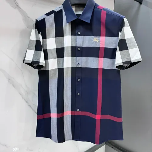 Wholesale Burberry Shirts Short Sleeved For Men #1470115 $82.00 USD, Wholesale Quality Replica Burberry Shirts